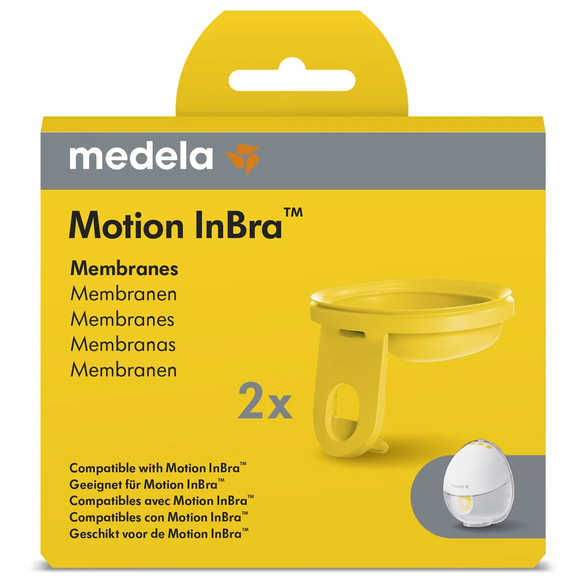 MEDELA Motion InBra rezervne mebrane, 2 kom - Slika 2